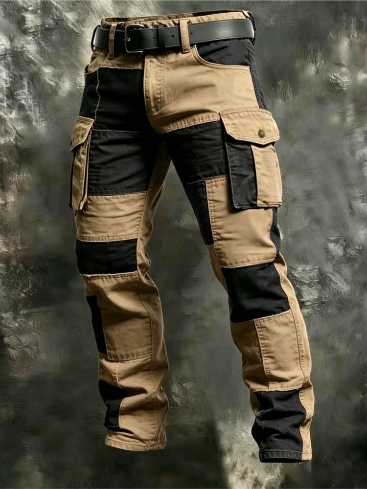 Summer Clothing Work - 綿男性カーゴパンツカーキカジュアル男性戦術ジョガーカーゴマルチポケットファッション黒軍用ライトパンツ作業服作業服