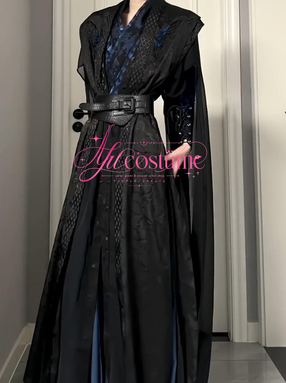Summer Clothing Japan - 中国武侠漢服ユニセックススリムフィット剣士風古代衣装、春夏祭り用軽量服