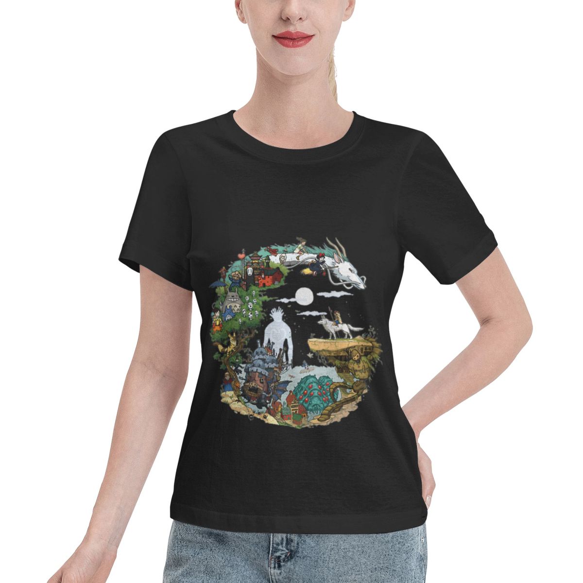Summer Clothing Essentials Women - 長持ちするアシオムレディースTシャツ夏服女性の必需品服