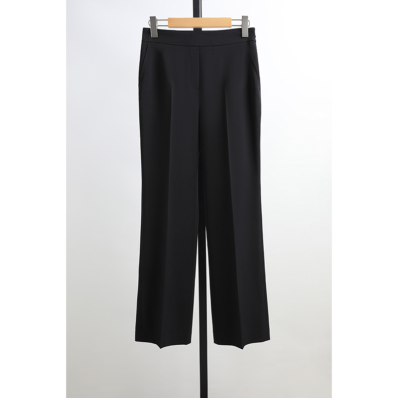 Summer Clothing Brands - ハイウエストストレートレッグ通勤スーツパンツ弾性ウエスト長ズボン新しい夏のブランド婦人服 Awei ファッション