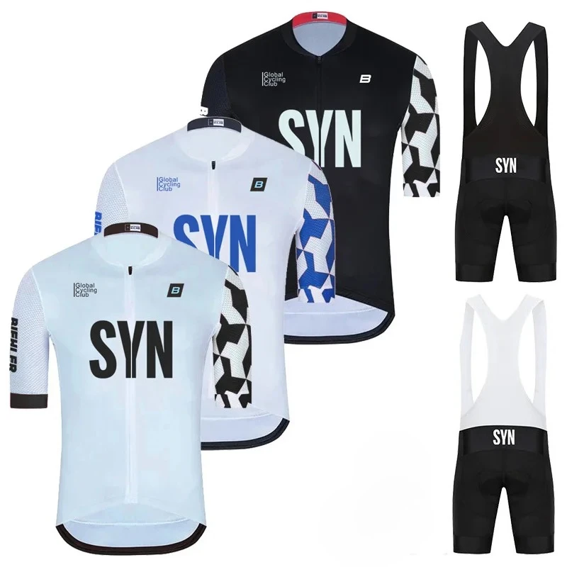 Summer Clothing Men Sale - 2025 SYN サマー半袖ジャージ 通気性 ロードバイクユニフォーム MTBシャツ
