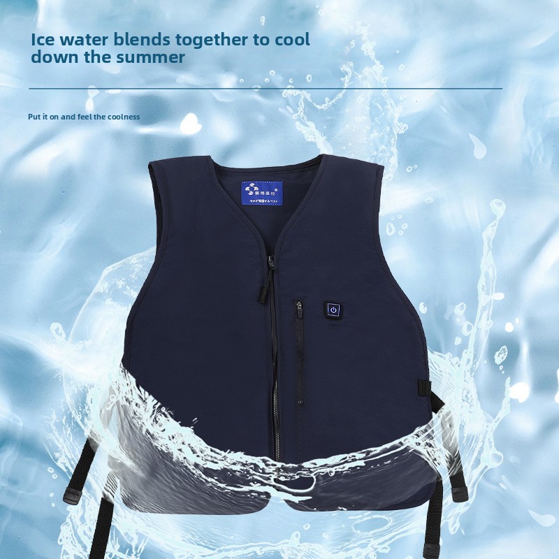 水循環冷却ベスト高温作業用空調服熱中症予防夏用冷凍ベスト - Summer Clothing Work のレビューと価格