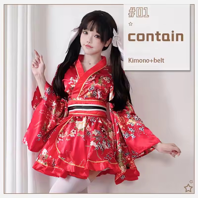 日本語修正着物ドレス女性のためのバスローブ夏コスプレ衣装アニ - Summer Japanese Clothing のレビューと価格