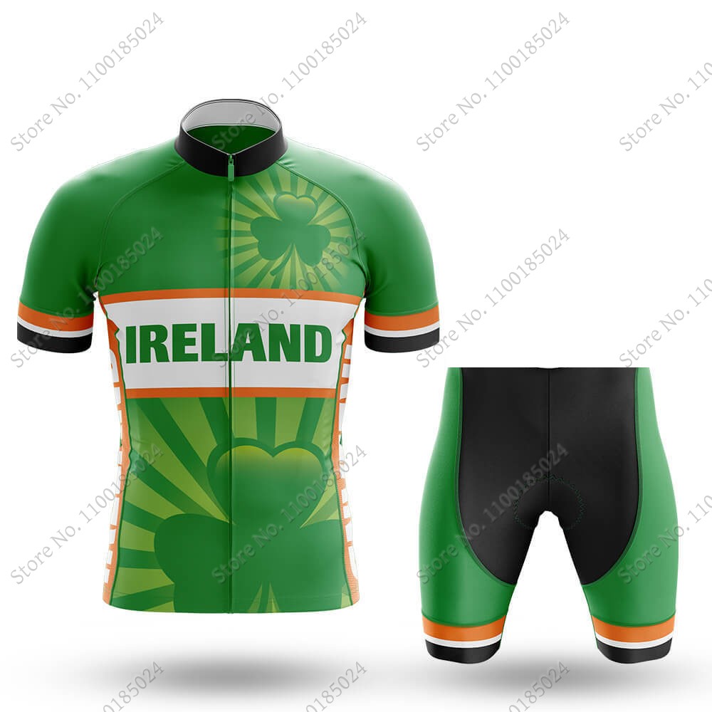 サイクリングジャージーセット,マウンテンバイクスーツ,自転車 - Ireland Summer Clothing のレビューと価格