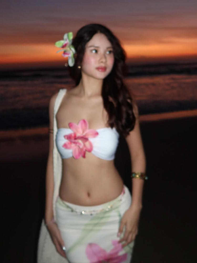 Nibber Pretty 女性 2 点セット 3D 花バン - Summer Clothing Accessories のレビューと価格