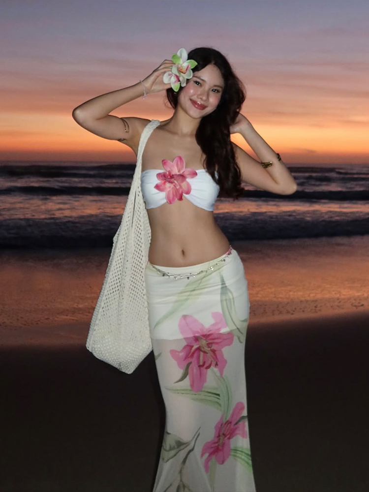 Nibber Pretty 女性 2 点セット 3D 花バン - Summer Clothing Accessories のレビューと価格