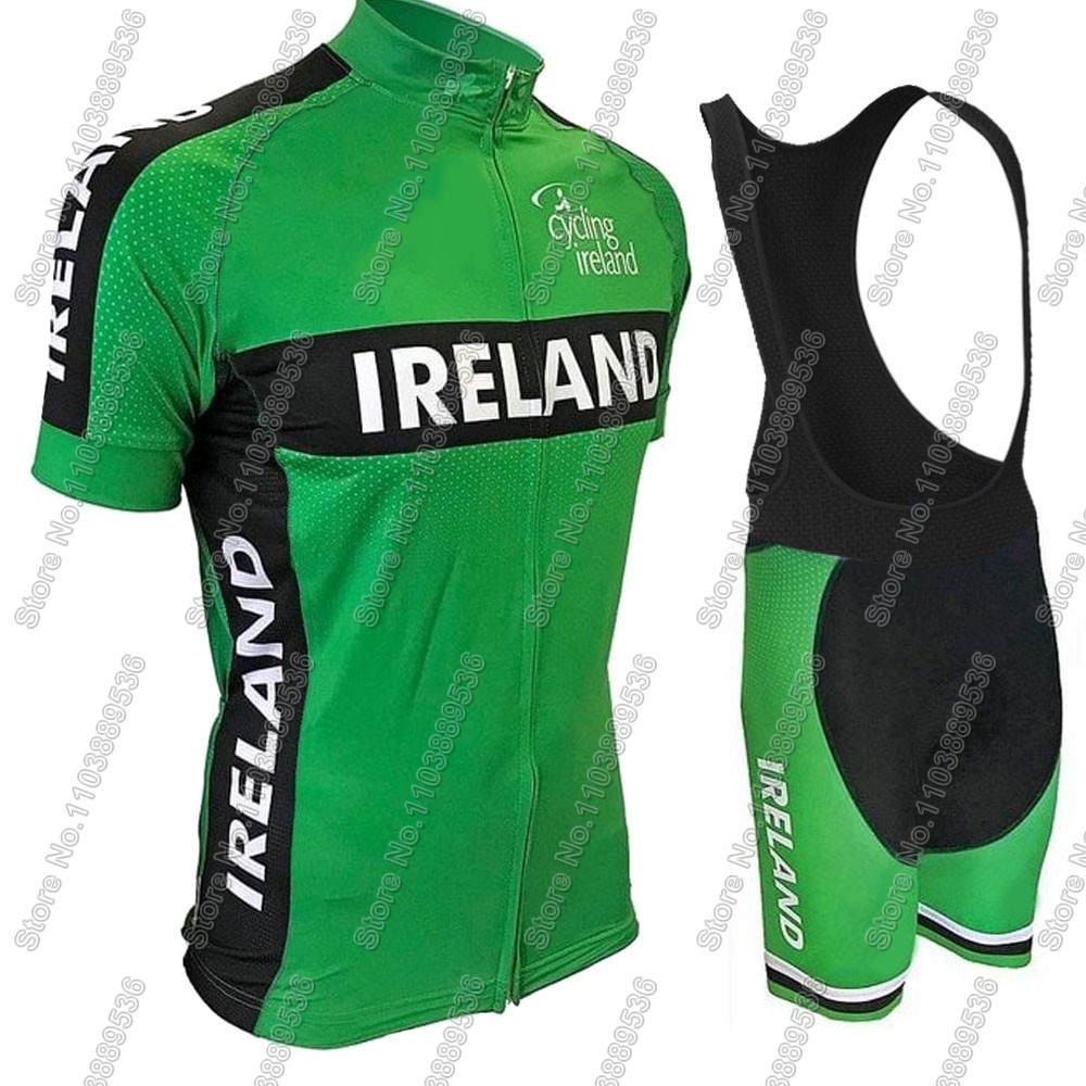 2025 アイルランドチームサイクリングジャージメンズセット - Ireland Summer Clothing のレビューと価格