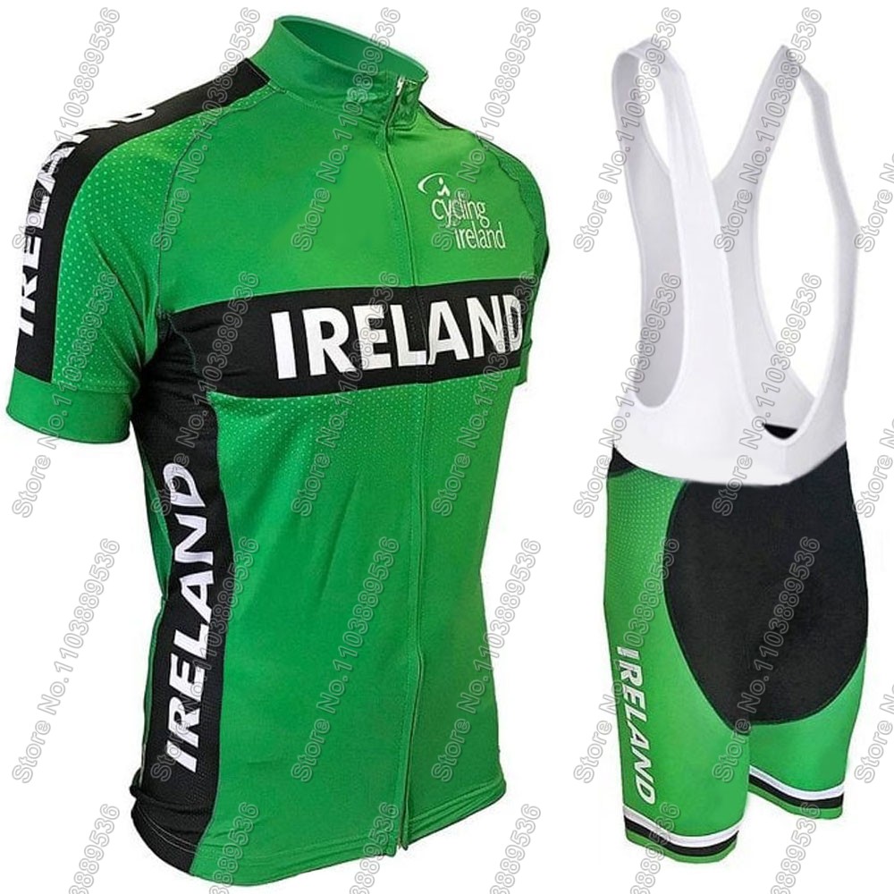 2025 アイルランドチームサイクリングジャージメンズセット - Ireland Summer Clothing のレビューと価格