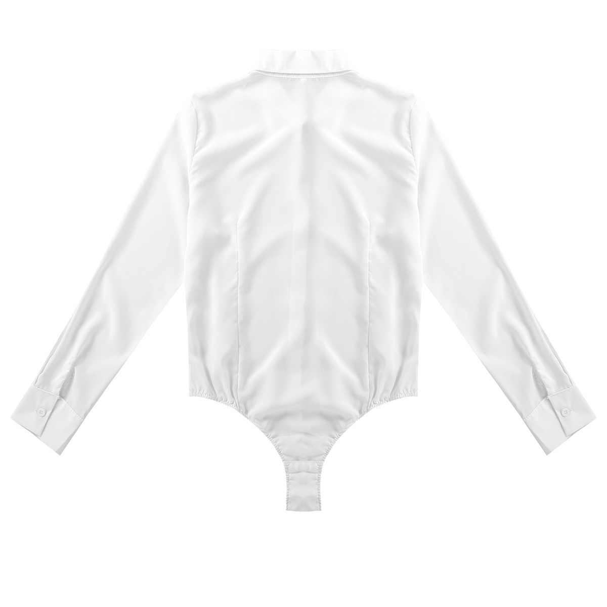 女性オフィスレディ仕事白ボディスーツ長袖 OL シャツレオタ - Summer Clothing Work のレビューと価格