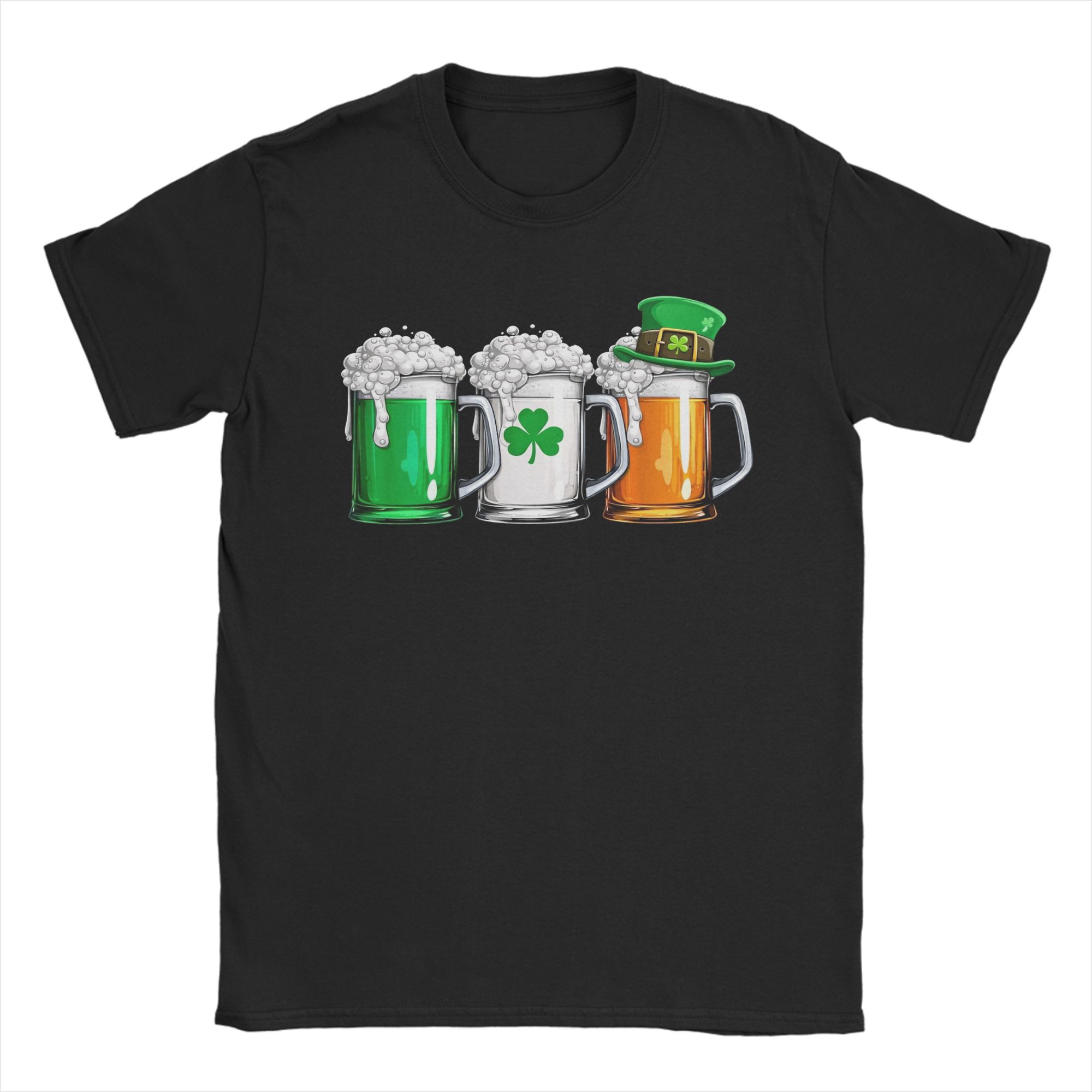 メンズアイリッシュビールアイルランド旗聖パトリックデー Tシ - Ireland Summer Clothing のレビューと価格