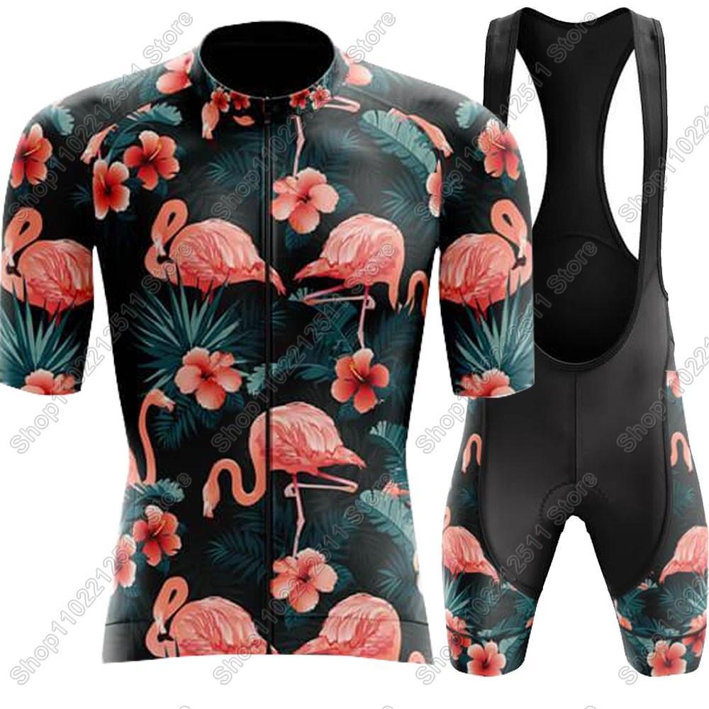 2025 フラミンゴサイクリングジャージセット自転車服男性夏 - Summer Clothing Men Sale のレビューと価格