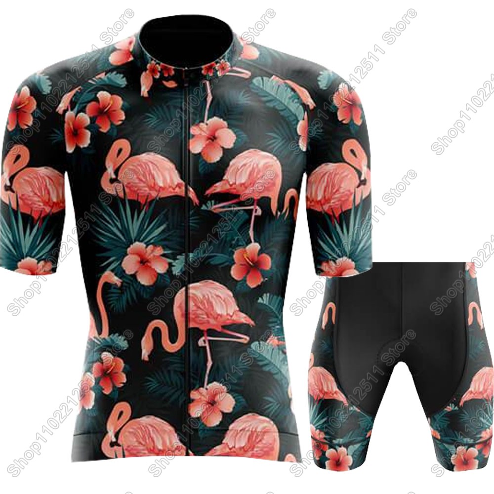 2025 フラミンゴサイクリングジャージセット自転車服男性夏 - Summer Clothing Men Sale のレビューと価格