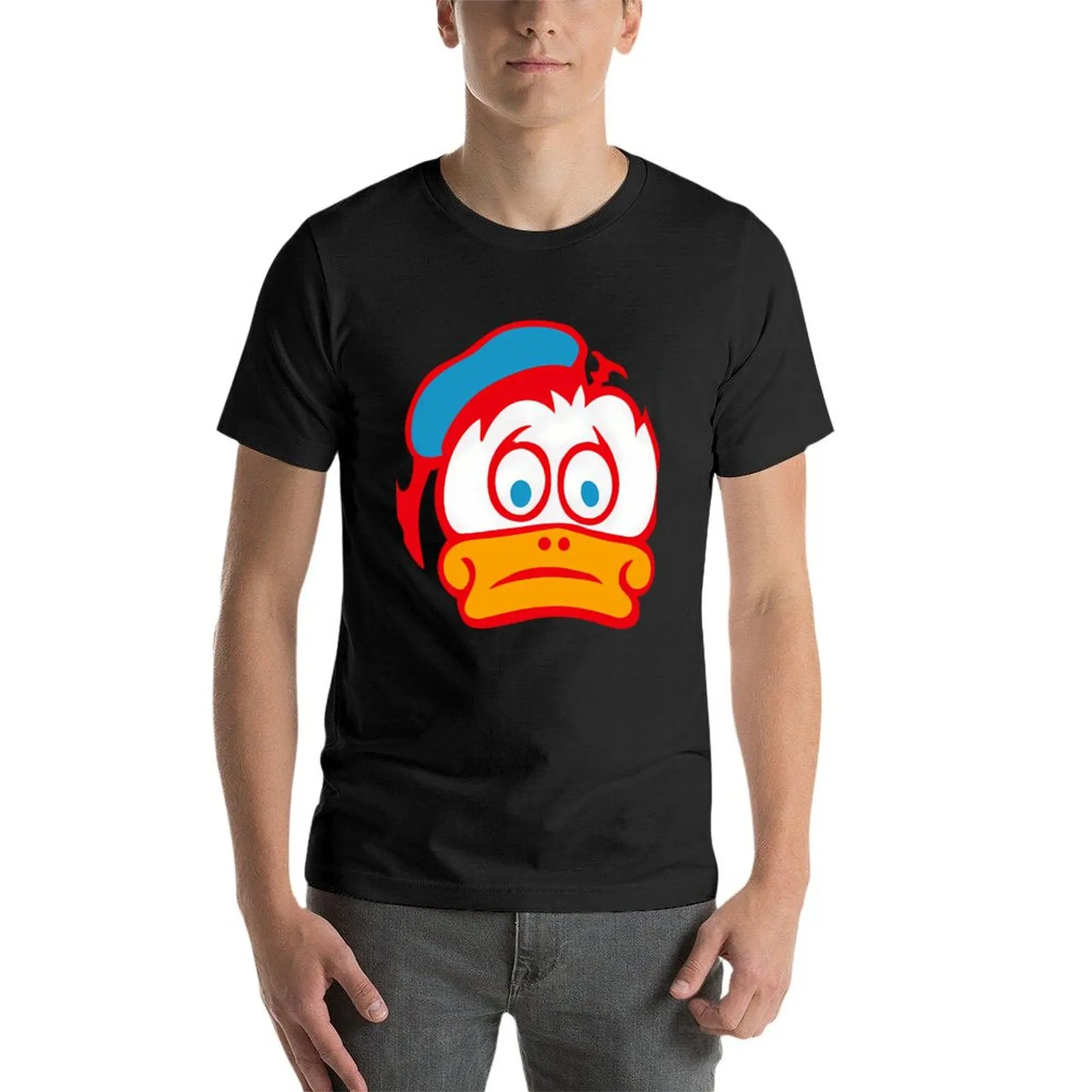 Barry Sheene-男性用の特大のアヒルのロゴTシャツ - Summer Duck Clothing のレビューと価格